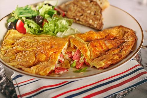 Sausage & Vegetable Omelette