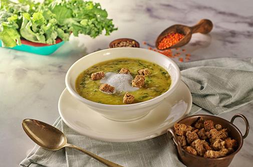 Lentil soup with Kale