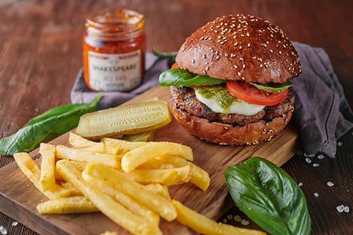 Italian Burger with Pesto