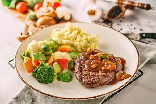 Beef Tenderloin with Mushroom