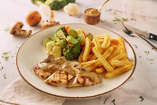 Chicken with Mushroom Sauce