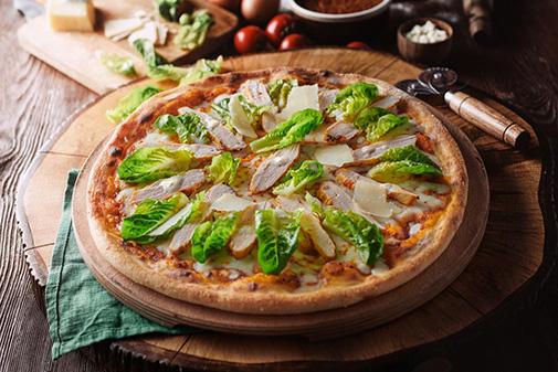 Chicken Caesar Pizza