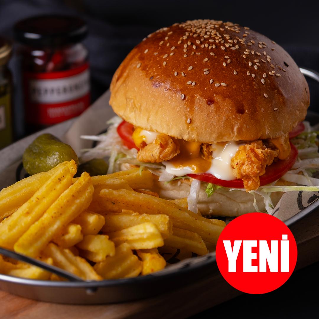 Peri Peri Soslu Acılı Tavuk Burger