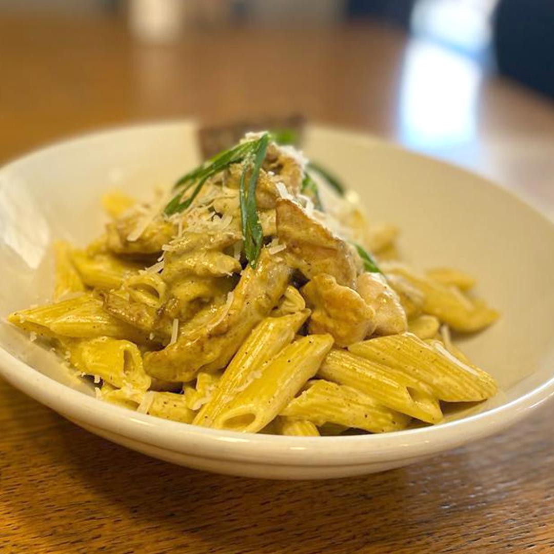 Chicken Penne with Curry Sauce